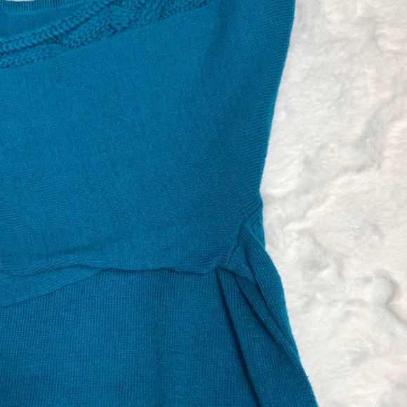 Worthington Petite Business Teal Sweater PM - Picture 9 of 12